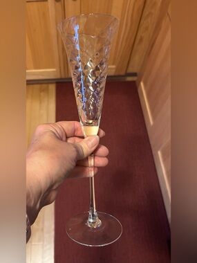 🍾🥂RCR Cristalleria Italiana Prestige Bubble champagne flute, set of 4.🥂🍾